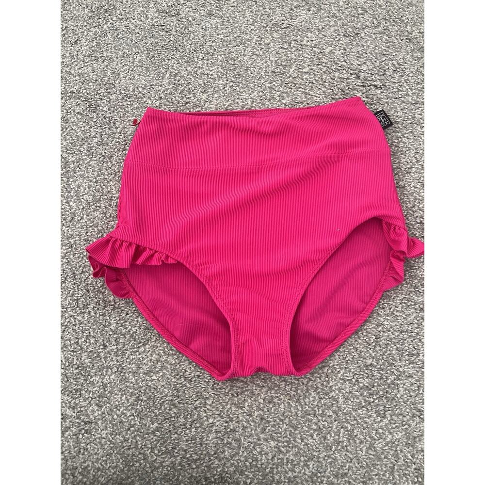 Tiger Friday Dance Bottoms Brief Size Adult Large NWOT Bright Pink Ribbed LL